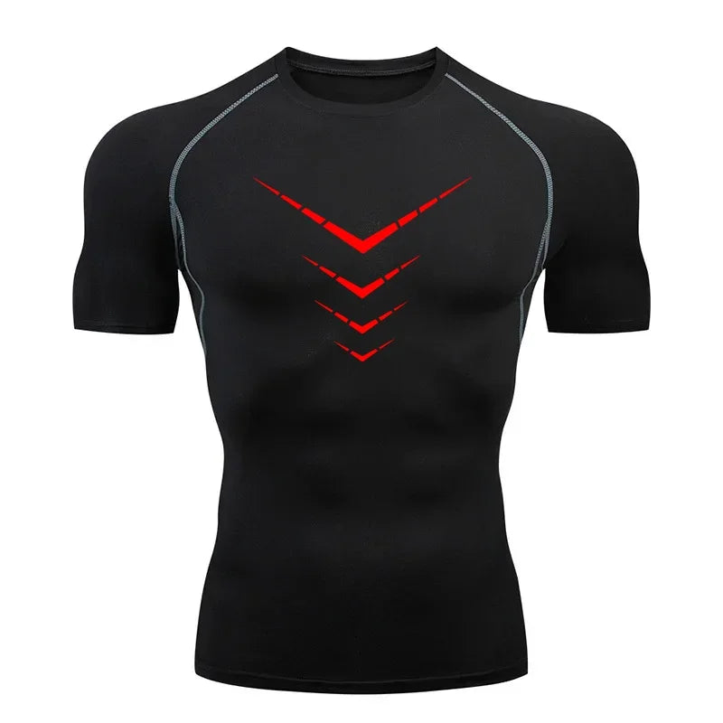 T-shirt de Compression Homme – Performance & Respirabilité Maximale - FORCE CONDITION SPORT