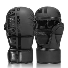 Charger l'image dans la galerie, Gants MMA paumes ouvertes pour sparring et grappling, boxe et sports de combat
