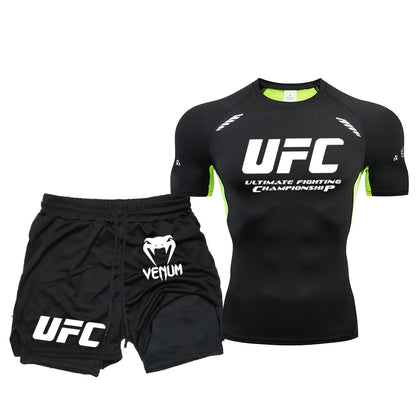 T-shirt et pantalon élastiques de combat, fitness, running et MMA – FORCE CONDITION SPORT