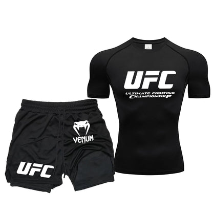 T-shirt et pantalon élastiques de combat, fitness, running et MMA – FORCE CONDITION SPORT