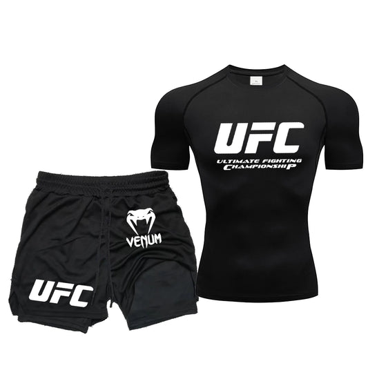 T-shirt et pantalon élastiques de combat, fitness, running et MMA – FORCE CONDITION SPORT