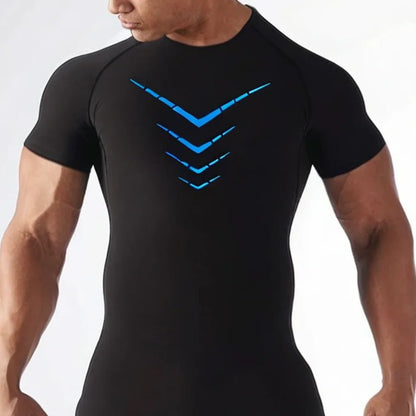 T-shirt de Compression Homme – Performance & Respirabilité Maximale - FORCE CONDITION SPORT