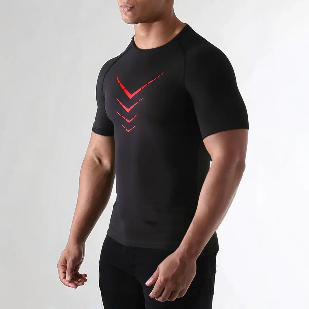 T-shirt de Compression Homme – Performance & Respirabilité Maximale - FORCE CONDITION SPORT