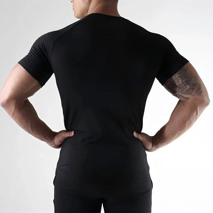 T-shirt de Compression Homme – Performance & Respirabilité Maximale - FORCE CONDITION SPORT