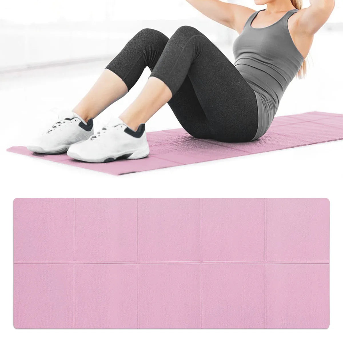 Tapis de fitness antidérapant 4MM – confort et stabilité – FORCE CONDITION SPORT