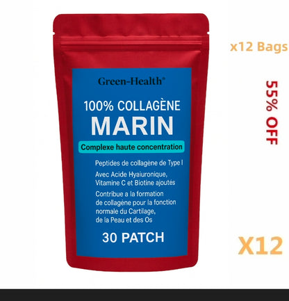 Patch collagène marin haute puissance – régénération de la peau, renfort articulaire et osseux – FORCE CONDITION SPORT