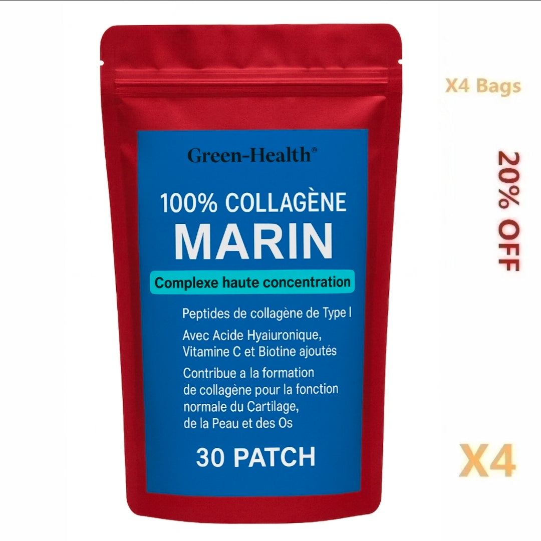 Patch collagène marin haute puissance – régénération de la peau, renfort articulaire et osseux – FORCE CONDITION SPORT