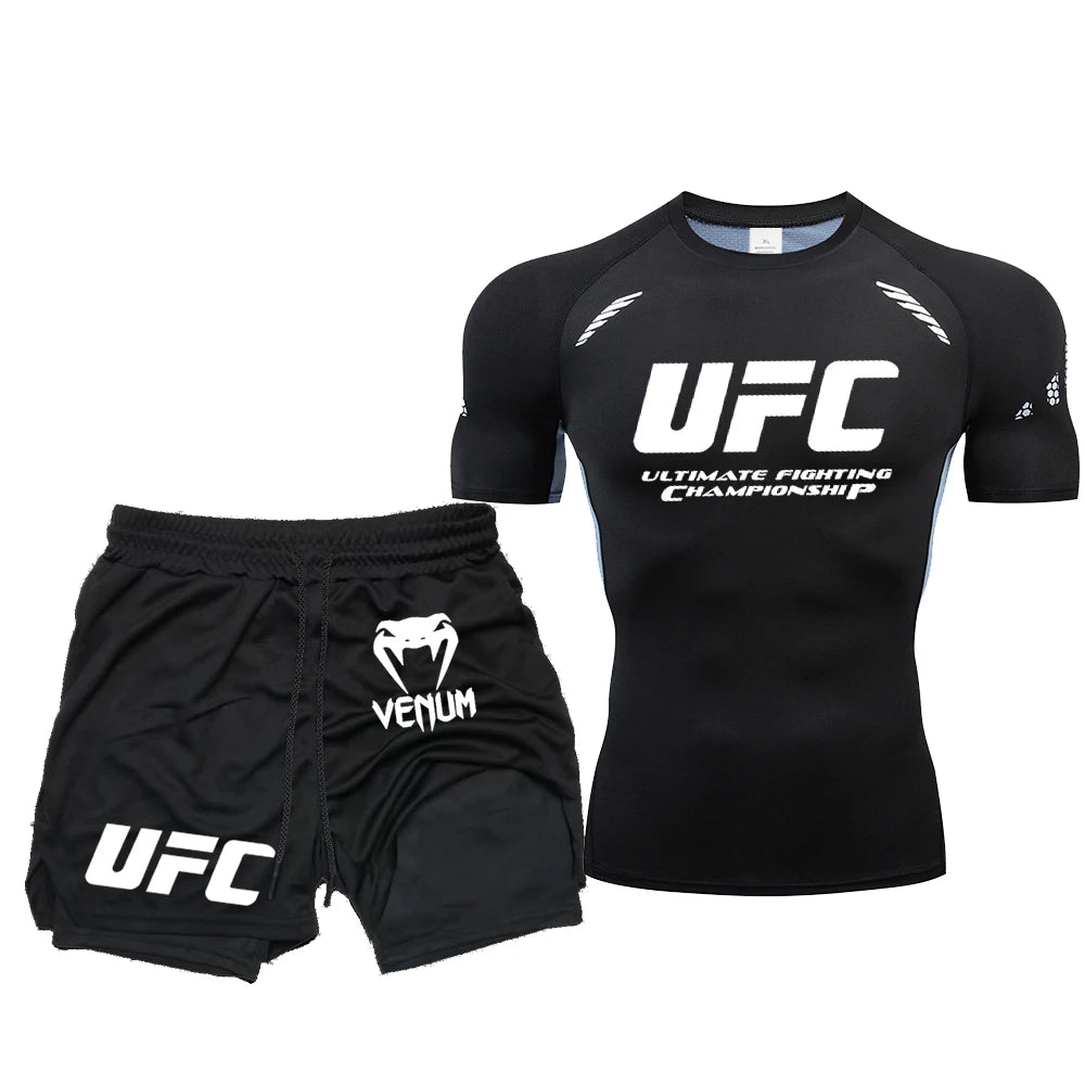 T-shirt et pantalon élastiques de combat, fitness, running et MMA – FORCE CONDITION SPORT